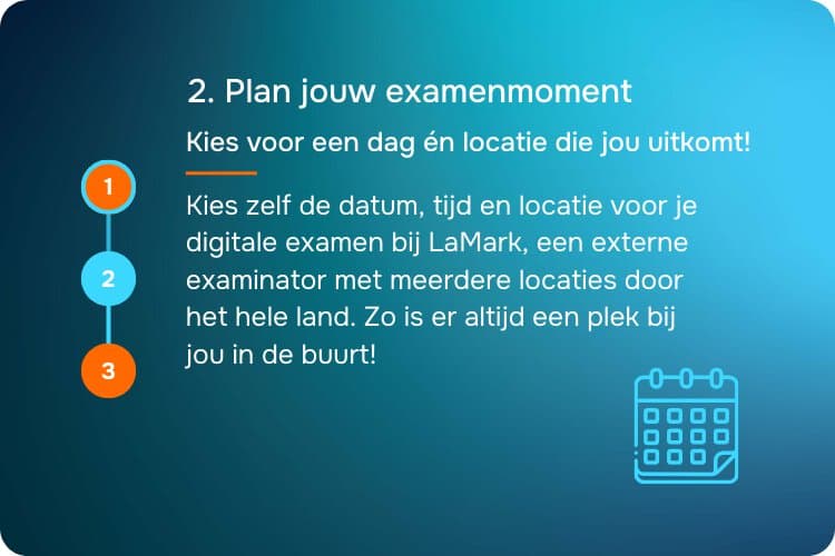Stap 2 van het digitale examen